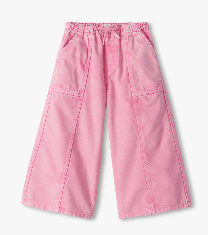 Hatley Wide Leg Jeans in Flamingo Pink