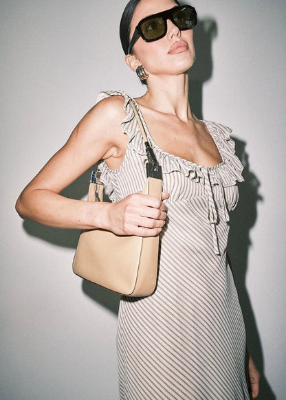 Hattie Maxi Dress - Cream Stripe