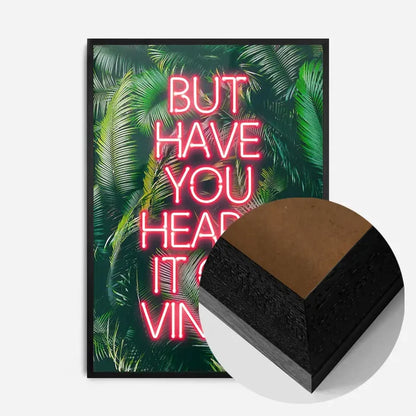 21x30cm | 8¼ x 11¾in / Black Wood Frame