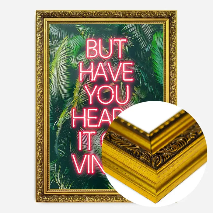 21x30cm | 8¼ x 11¾in / Gold Ornate Frame