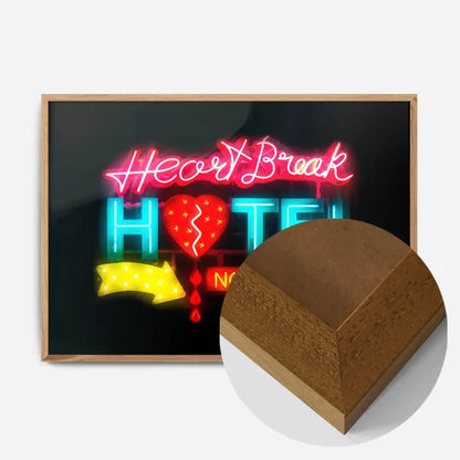21x30cm | 8¼ x 11¾in / Oak Wood Frame