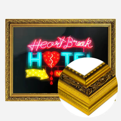 21x30cm | 8¼ x 11¾in / Gold Ornate Frame