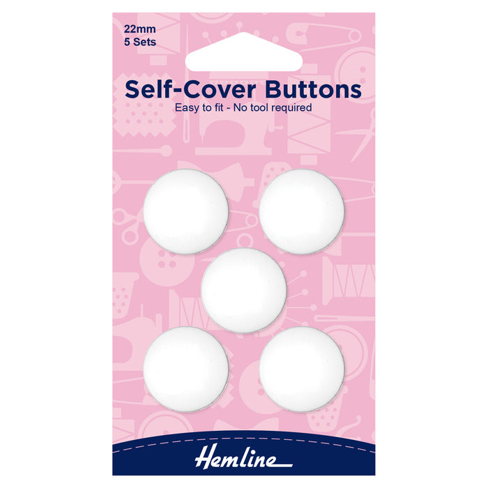 Hemline Buttons: Self-Cover: Nylon