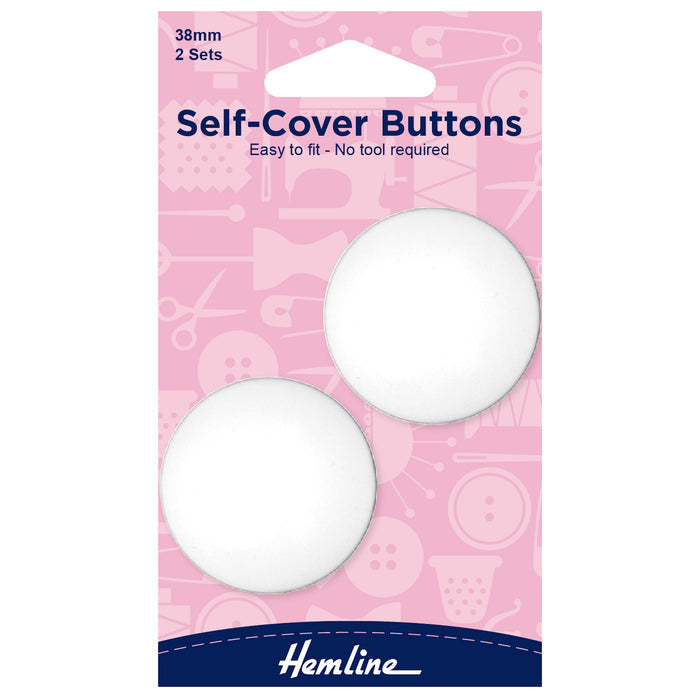 Hemline Buttons: Self-Cover: Nylon