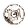 Hemline Snap Fasteners: Sew-on: Nickel: 6mm: Pack of 12 - Snaps