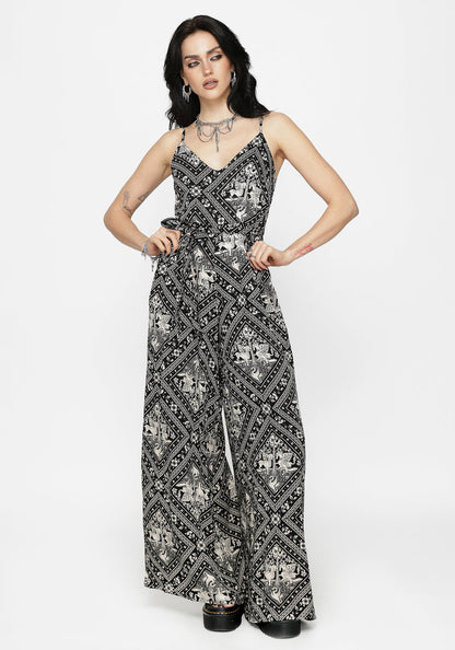 Hexweave Wide Leg Cami Jumpsuit
