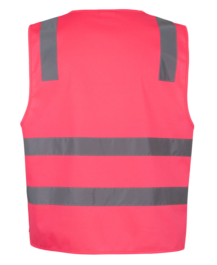 Hi Vis (D+N) Zip Safety Vest 6DNSZ