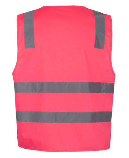 Hi Vis (D+N) Zip Safety Vest 6DNSZ