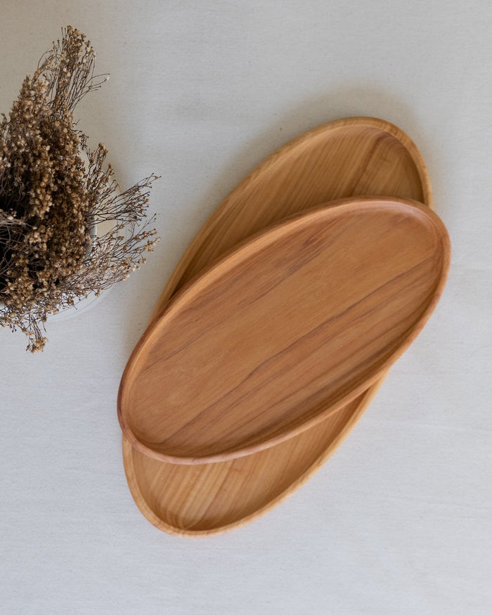 Hickory Serving Plates