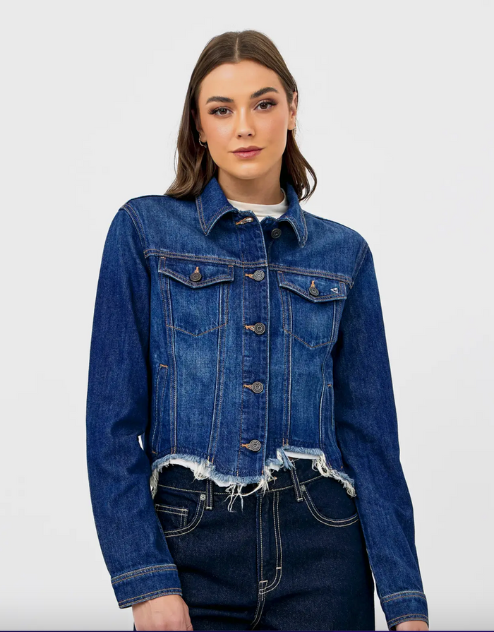 Hidden Rebel Fitted Jean Jacket