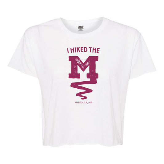 Hike The "M" Women's Festival Crop Tee