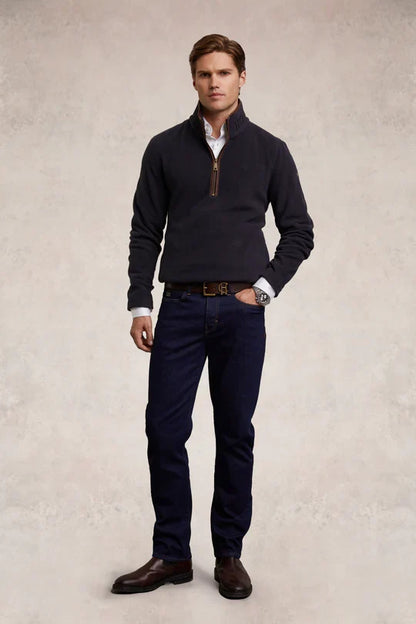 Holland Cooper Men's Country Fleece Quarter Zip