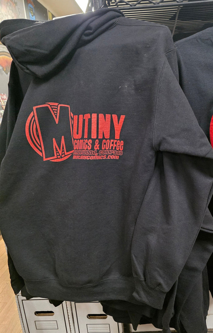 Hoodie, Mutiny Comics and Coffee, logo and banner Misc Swamp Co