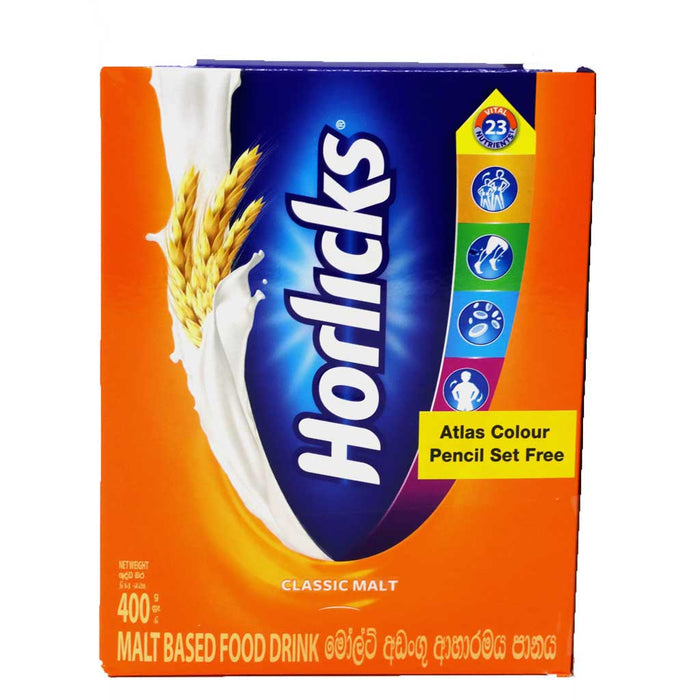 Horlicks Malted Milk Drink 350g box  – Product of Sri Lanka
