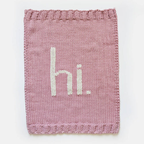 Huggalugs Handknit Baby Blanket in hi-Multiple Colors!
