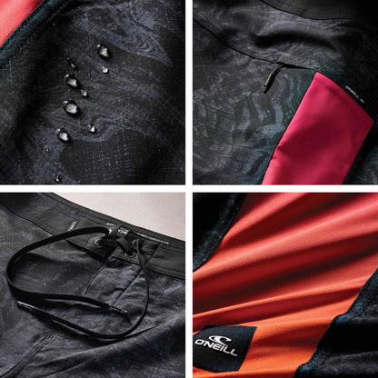 HyperFreak Tech Panel 18" Boardshort - Black