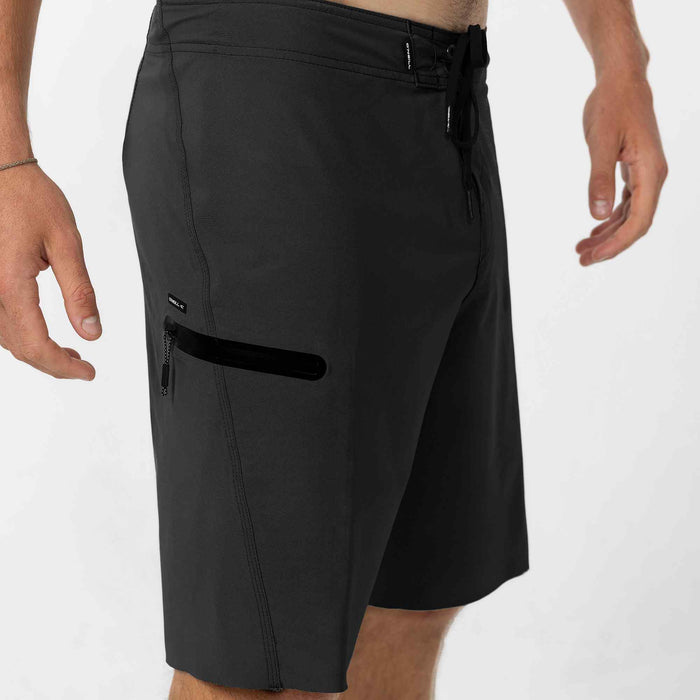 HyperFreak Tech Solid 19" Boardshort - Black