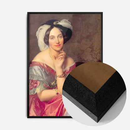 21x30cm | 8¼ x 11¾in / Black Wood Frame
