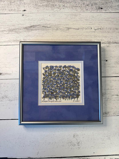 Forget-Me-Not (SE Blue Mat with Frame)