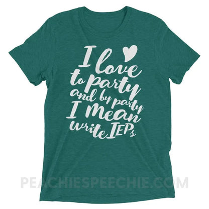 Teal Triblend / 3XL