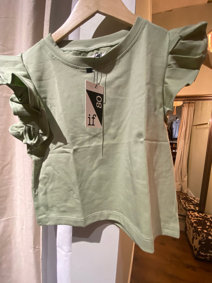 If So Ruffle Sleeve Top