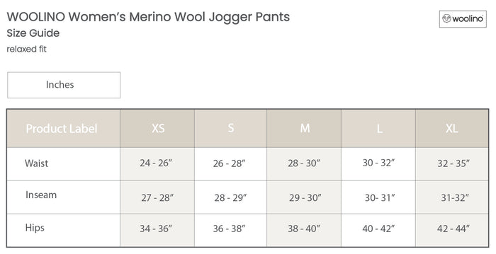 Imperfect Women's Merino Wool Jogger Pants, Storm Gray