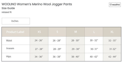 Imperfect Women's Merino Wool Jogger Pants, Storm Gray