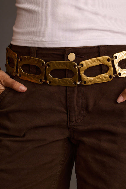 Ines Antique Gold Chain Belt
