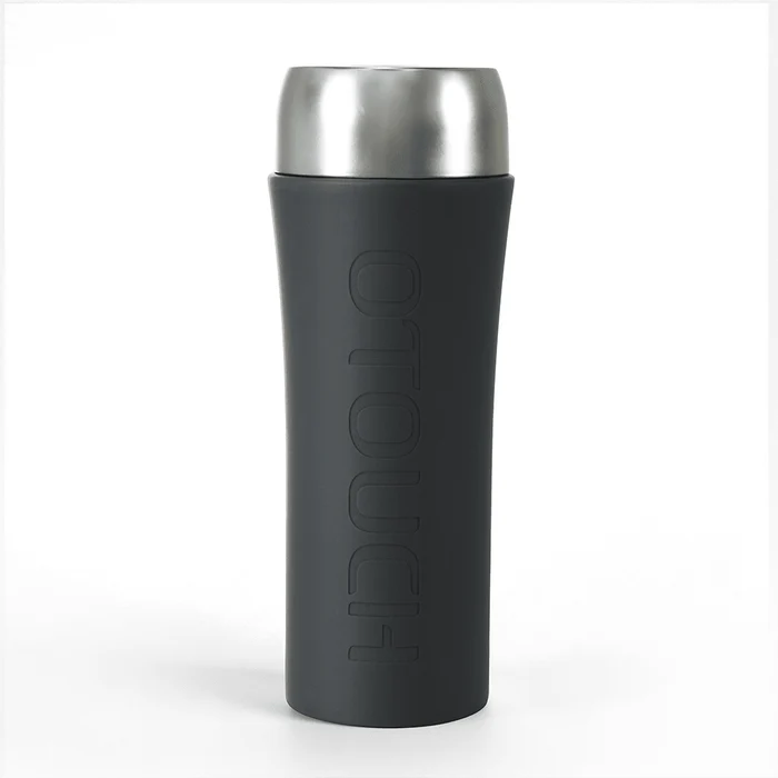 OTOUCH INSCUP 4 upright front view showing smooth silicone exterior and stainless steel top cap