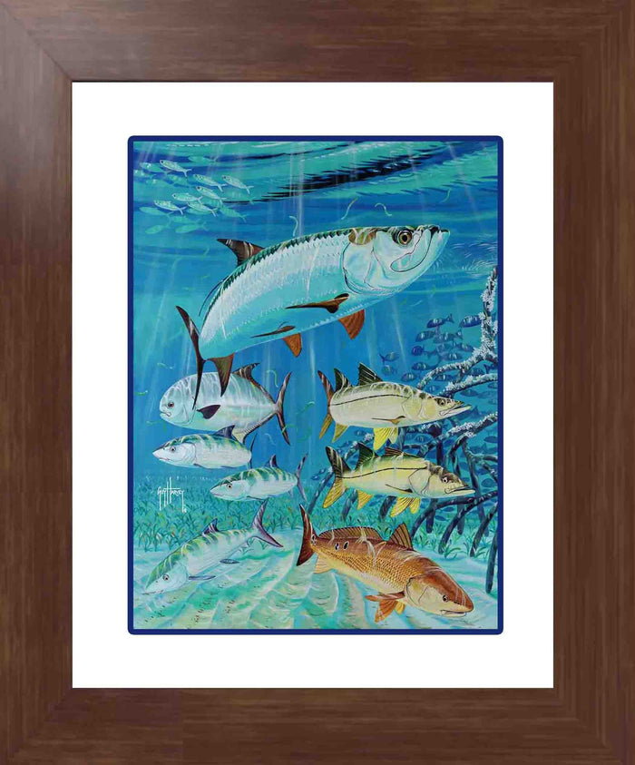 "Inshore Collage Underwater" Limited Edition Print