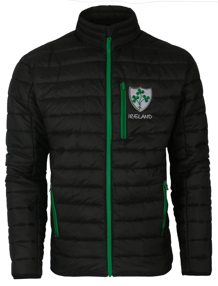 Ireland Rugby Shamrock Puffer Jacket