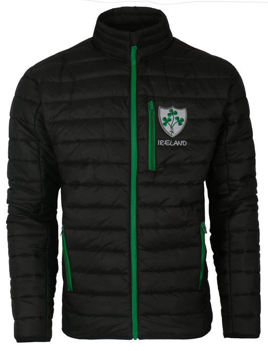 Ireland Rugby Shamrock Puffer Jacket