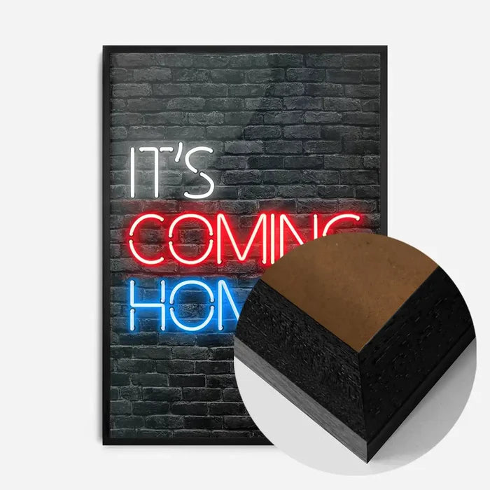 21x30cm | 8¼ x 11¾in / Black Wood Frame