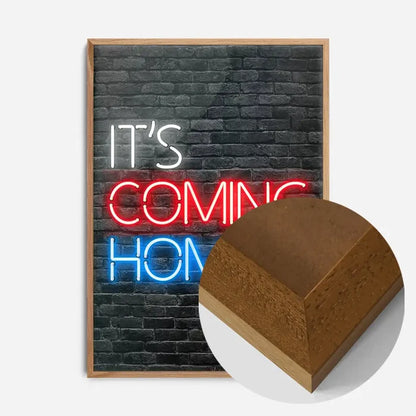 21x30cm | 8¼ x 11¾in / Oak Wood Frame