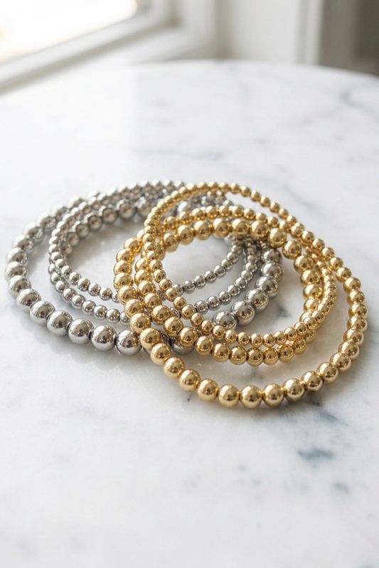 It's No Stretch 3-Piece Heavy Bracelet Set-Cute-Trendy-Shop-Womens-Boutique-Clothing-Store