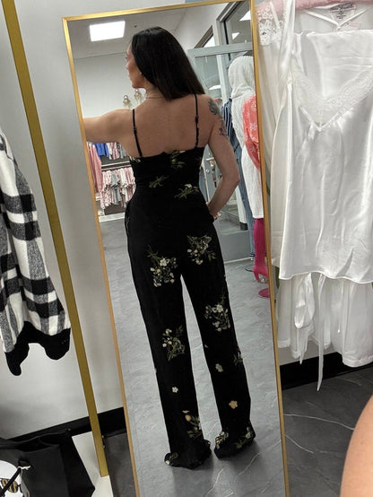 Jenna Floral Wide Leg Jumpsuit - Intimate Whispers