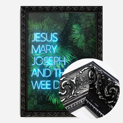 21x30cm | 8¼ x 11¾in / Black Ornate Frame