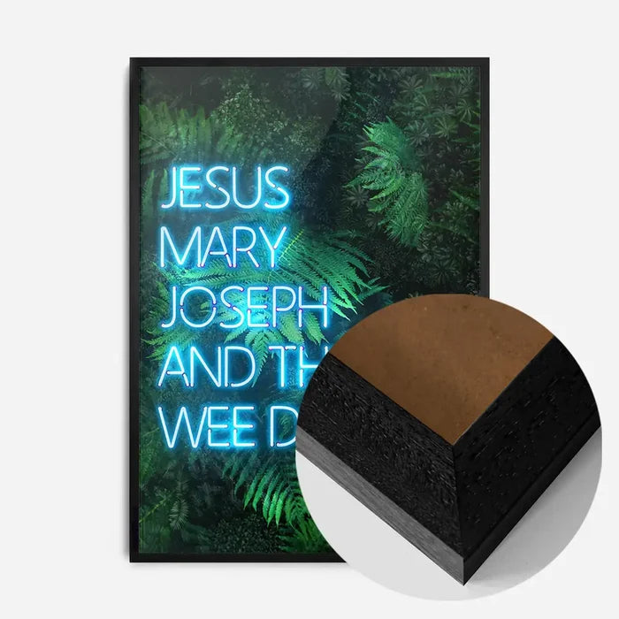21x30cm | 8¼ x 11¾in / Black Wood Frame