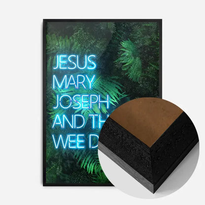 21x30cm | 8¼ x 11¾in / Black Wood Frame