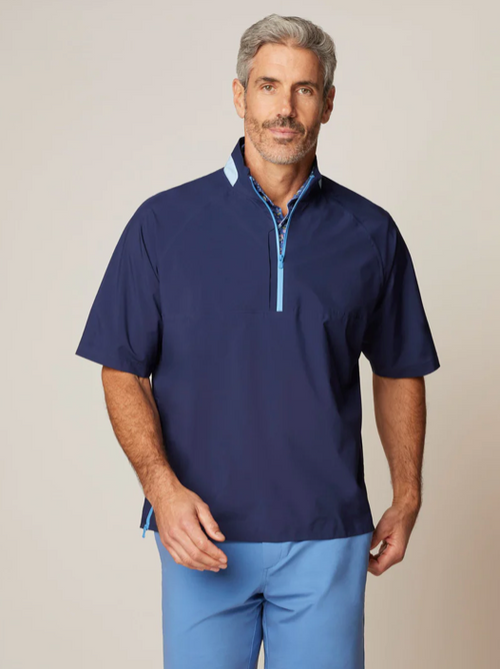 johnnie-O Stealth Stowable SS Rain Jacket