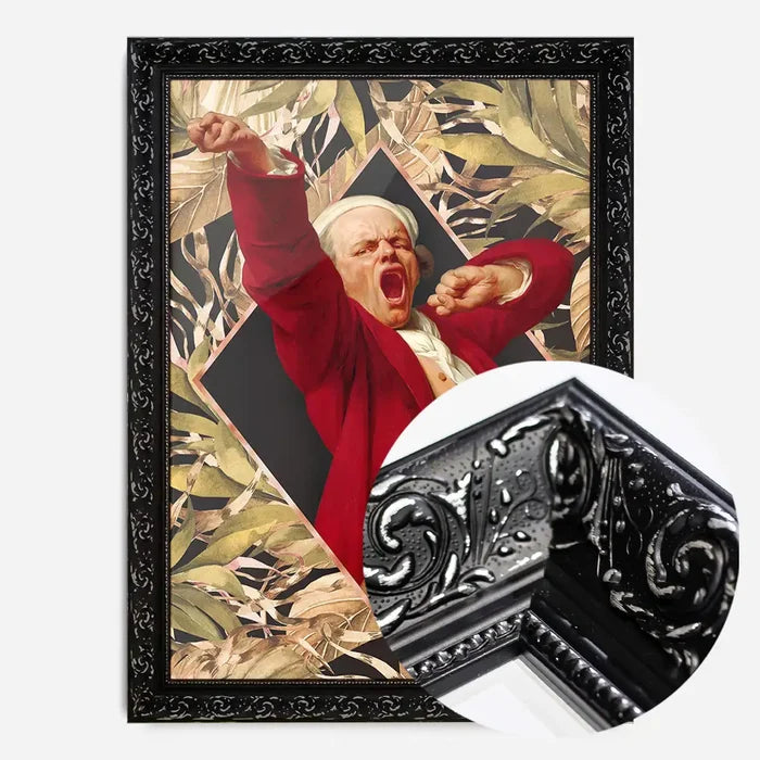 21x30cm | 8¼ x 11¾in / Black Ornate Frame