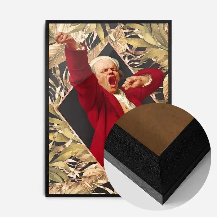 21x30cm | 8¼ x 11¾in / Black Wood Frame