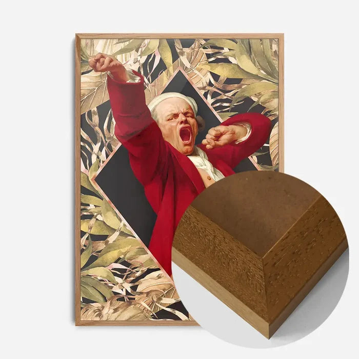 21x30cm | 8¼ x 11¾in / Oak Wood Frame