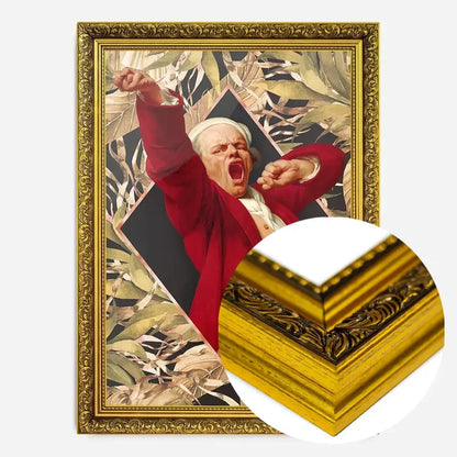 21x30cm | 8¼ x 11¾in / Gold Ornate Frame