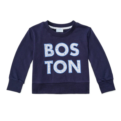 Joy Street Kids Boston Sweatshirt in Navy
