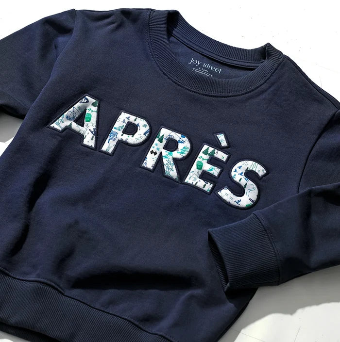 Joy Street Kids Crewneck Sweatshirt in Apres Ski