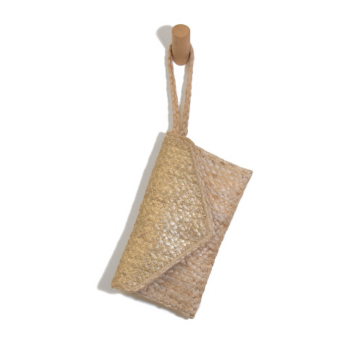 Joy Susan Roxy Jute Wristlet