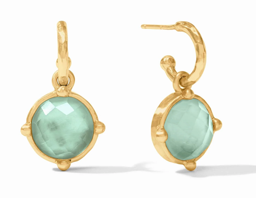 Julie Vos Honeybee Hoop & Charm Earring
