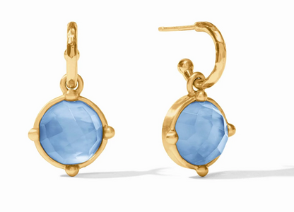 Julie Vos Honeybee Hoop & Charm Earring