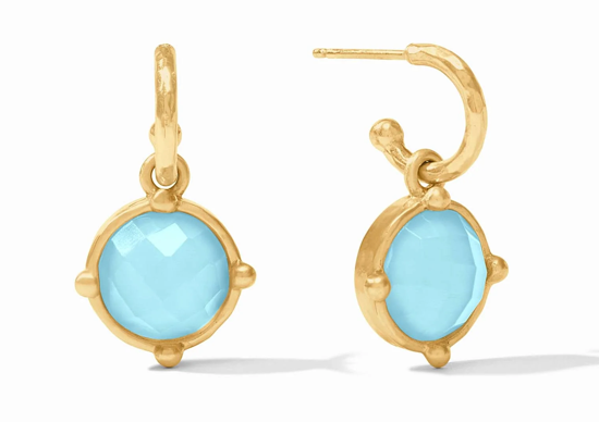 Julie Vos Honeybee Hoop & Charm Earring